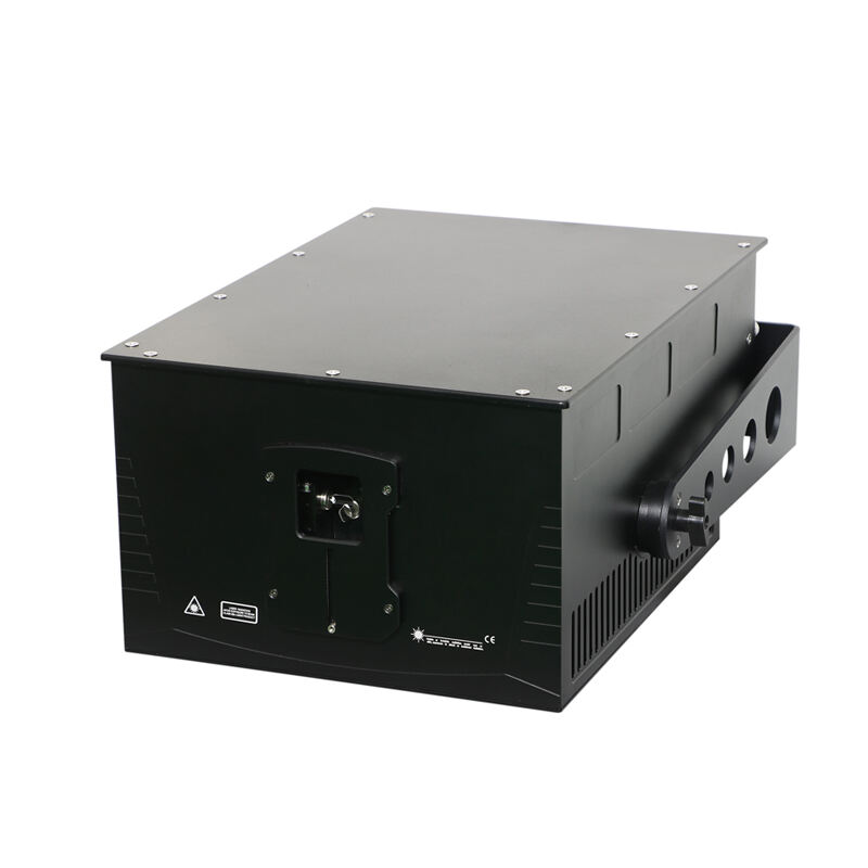 AOPU Full Color Tahan Air 20W Proyektor Luar Ruangan DJ Animasi Cahaya Laser