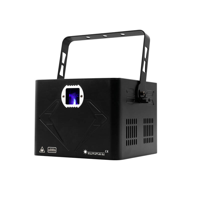 AOPU 5W 10W RGB Full Color Animasi Proyektor Cahaya Laser