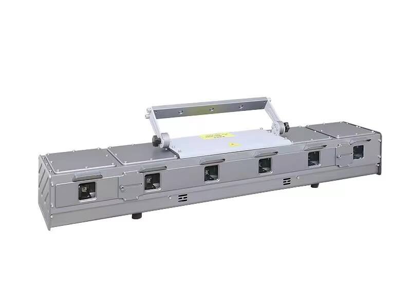 AOPU 2Вт 6-глазной RGB лазерный проектор для сцены, свет IP65 водонепроницаемый лазер, для наружной установки