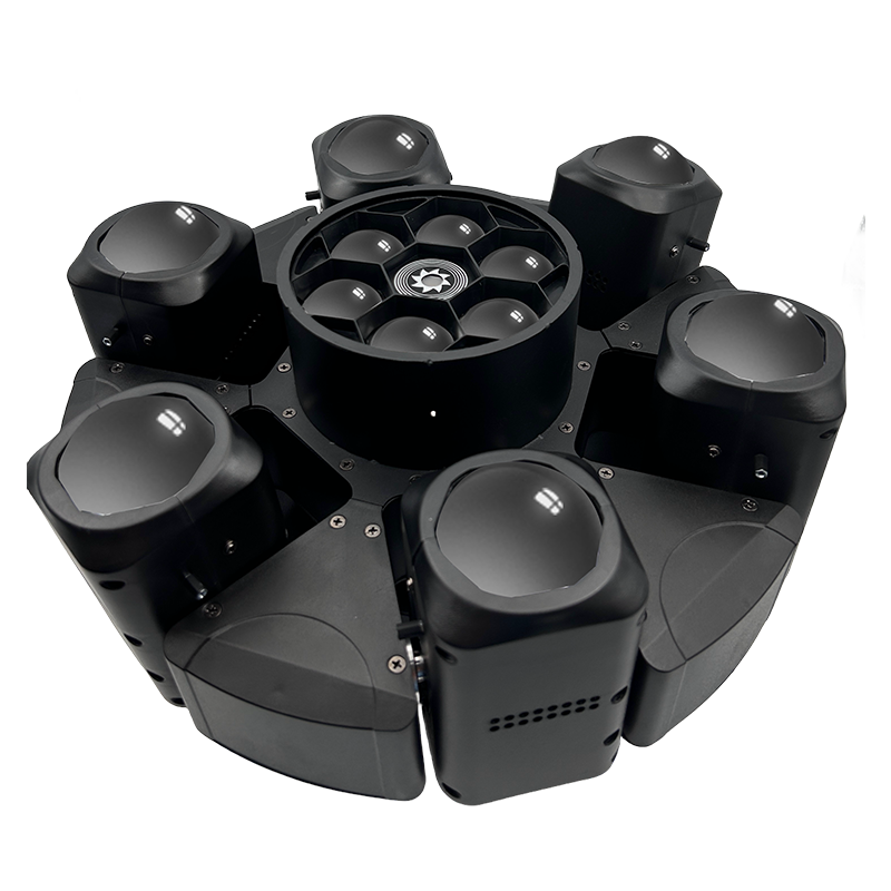 Stage Effect Light Hot Sale Six-armed Small Laser Led Rgbw Beam Moving Head With Laser for Event Show Product Party Equipment