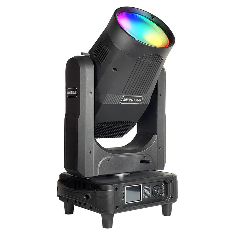 AOPU 500 W Projecteur à LED à tête mobile avec prisme Équipement d'éclairage de scène Projecteur LED à tête mobile pour concert, club