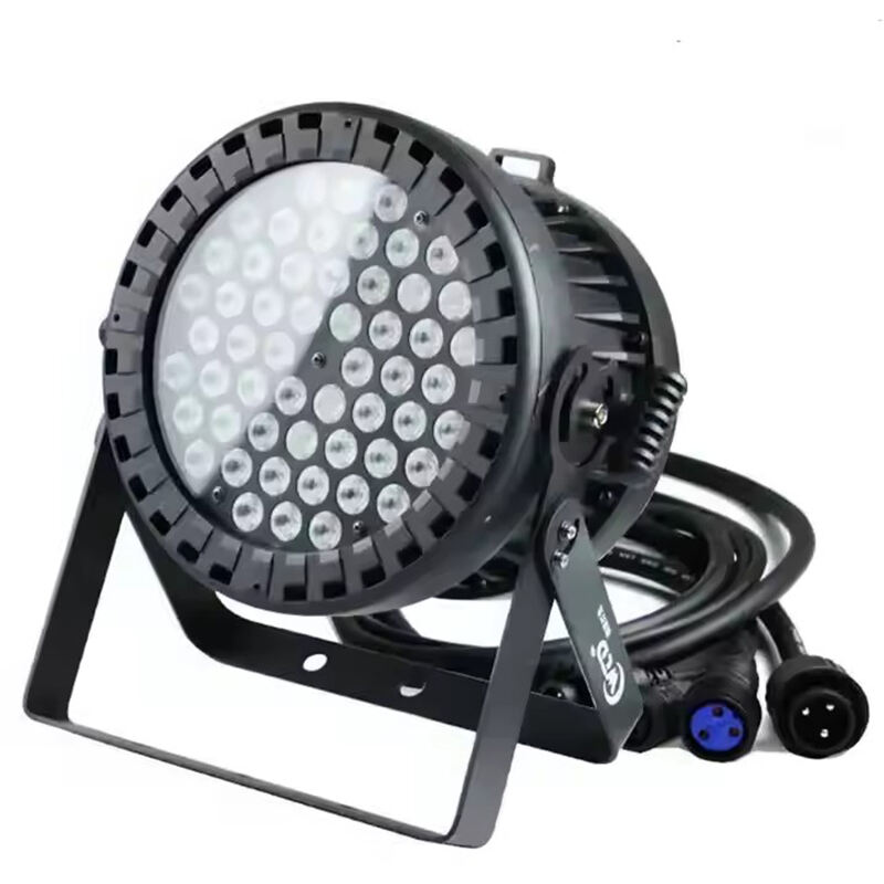 AOPU Iluminación Profesional 54*3w Luz Interior Rgbw Led Par Cans para DJ Disco Bar Discoteca Luces de Escenario
