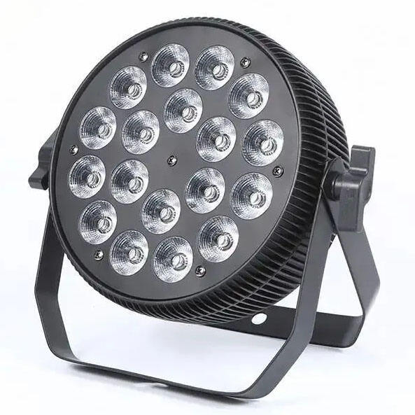 เอโอพู 18*10W หลอดไฟ LED 4In1 RGBW เอฟเฟกต์เวที Par LED Light Pars DMX512 ไฟคลับปาร์ตี้ ดิสโก้ ไลต์ ไนท์คลับ