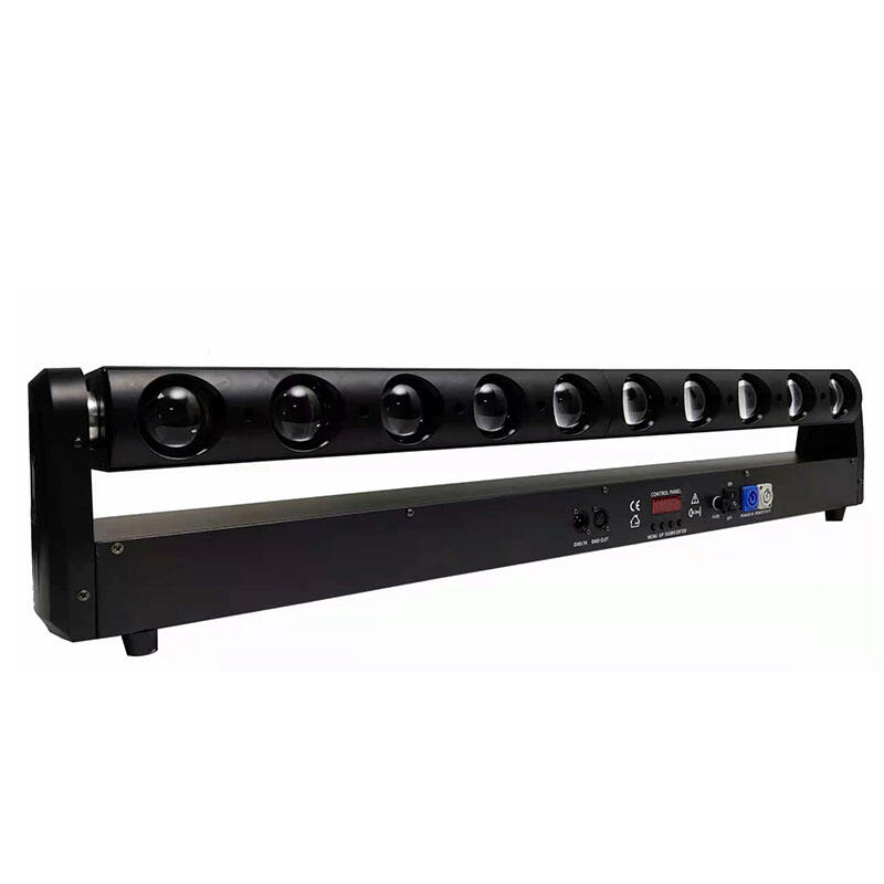 AOPU 10Pcs 30W Stage Lights Moving Head Beam Light 4In1 LED Moving Head Bar Light for DJ Party
