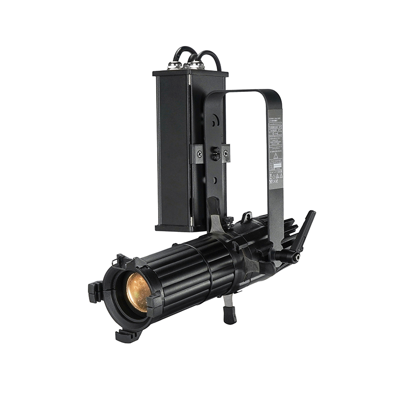 Projecteur LED étanche miniature en aluminium RGBW de 30 W avec fonction zoom et effet stroboscope pour scène de spectacle télévisé