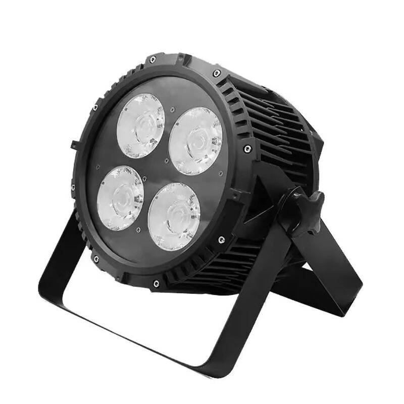 ไฟพาร์ LED กันน้ำ AOPU WW+CW 4x50W IP65 ไฟพาร์ LED 200W COB 2In1 ไฟพาร์เวทีสำหรับงานแต่งงานและคอนเสิร์ตกลางแจ้ง