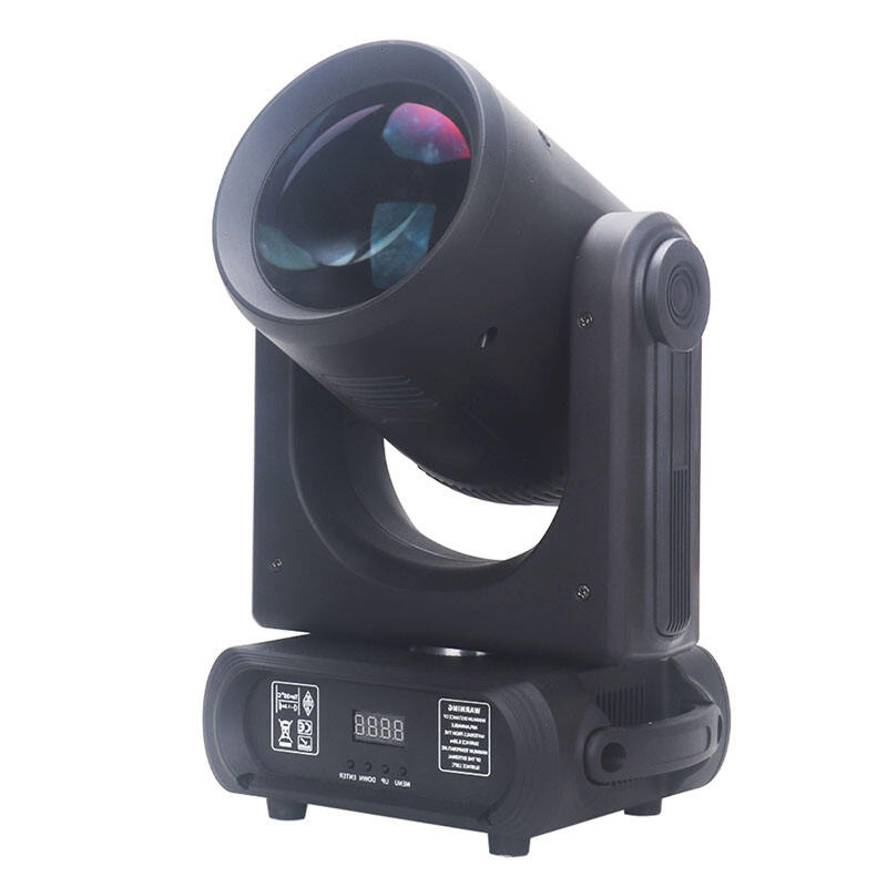 AOPU 150W Mini Projecteur Mobile, Projecteur à Gobo Mobile pour Scène et Concert