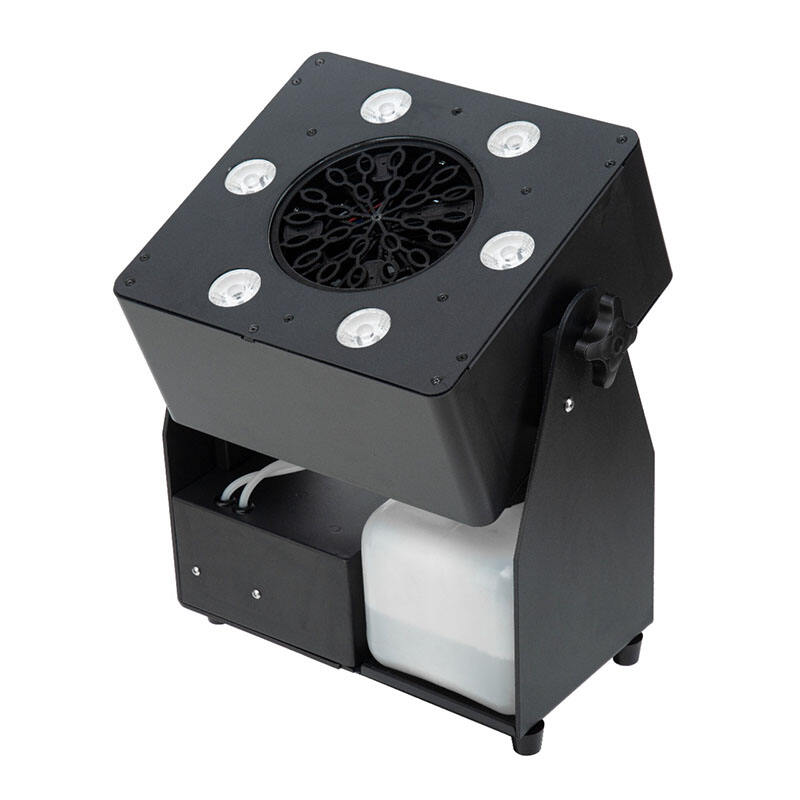 AOPU 90W Bubble Machine With 6 Unit of LED Lights Stage Lighting Equipment Professional for Wedding