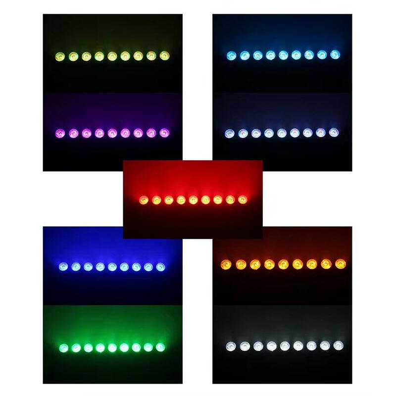 Outdoor Waterproof High Power Wall Washer, Pixel IP68 RGB 5in1 9pcs 12W LED Wall Washer Light