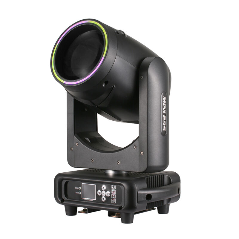 AOPU Mini 295W Beam LED Ring Projection Lights for Wedding KTV DJ DMX512 Control Mode MINI 295 14R