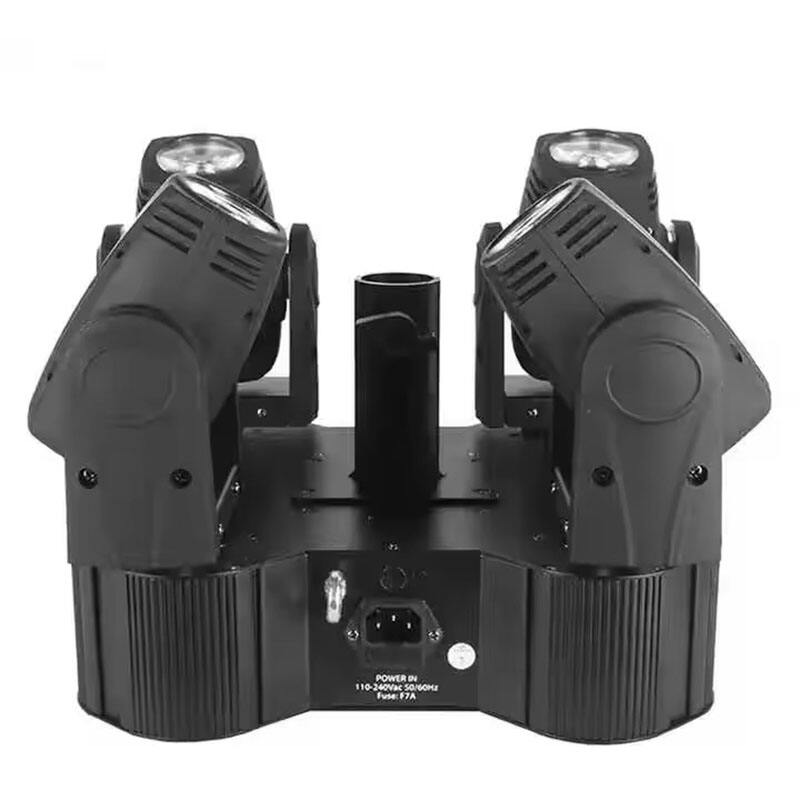 AOPU 2023 Dmx 4 têtes LED Moving Head Faisceau Lumière LED Effet Laser Spot pour effet scénique Dj Light