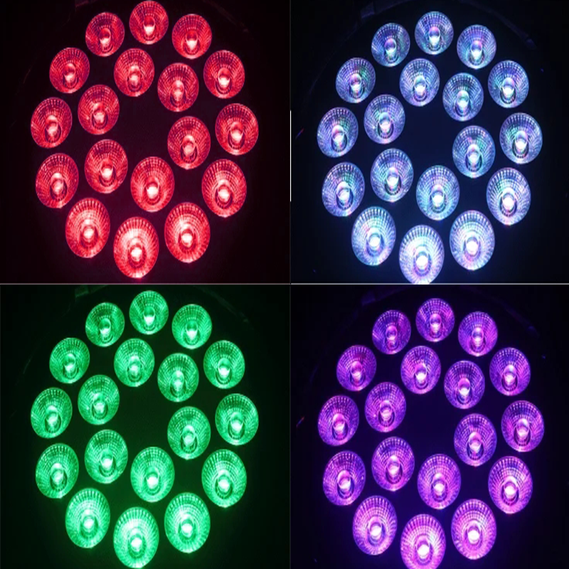 18*12W 4 In1Par Lights DMX for Wedding DJ Party Advanced Technology ...