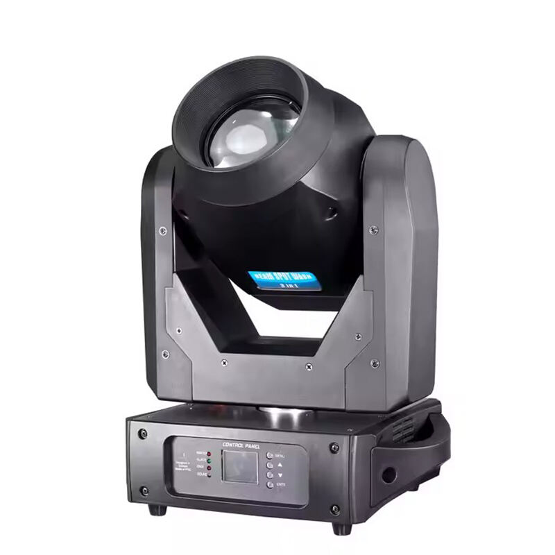 AOPU 150W Beam Spot Wash 3 in 1 LED Wash Moving Head Zoom Wash Moving Head Light Beam Moving Head Light for Disco DJ Club