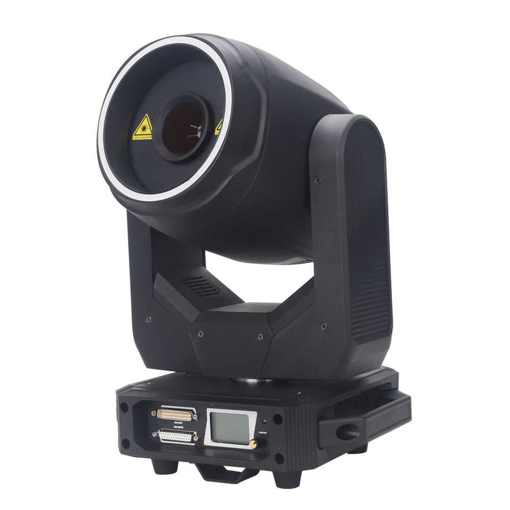 AOPU 5 Вт RGB Gobo-паттерны Лазерная световая голова с эффектом стробоскопа и зумом Подходит для шоу с лазером и диджеем