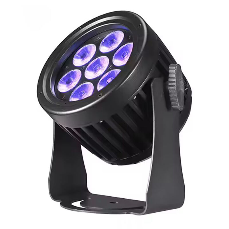 AOPU RGBW Led 7pcs*15w Ip65 4in1 Dış Mekan Su Geçirmez Par Işığı Düğün Sahnesi Led Işık Hattı Işıkları Dj Disko