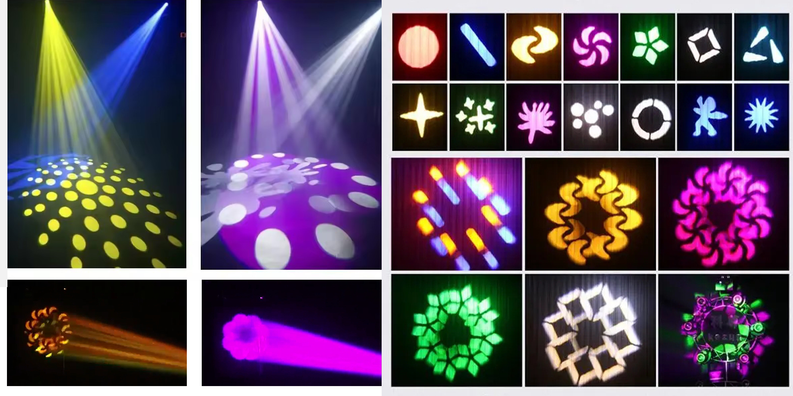 150W Beam Moving Head Lights Gobo Patterns DJ Disco LED Beam Stage ...
