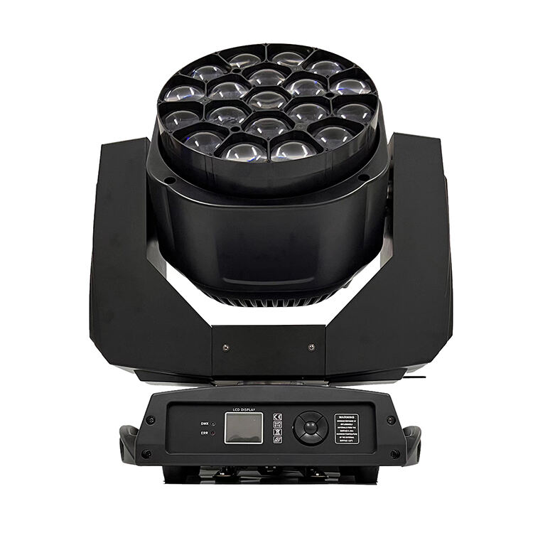 AOPU 19x15W Bee Eye K10 LED RGBW 4 en 1 Zoom Head Moving para DJ concierto