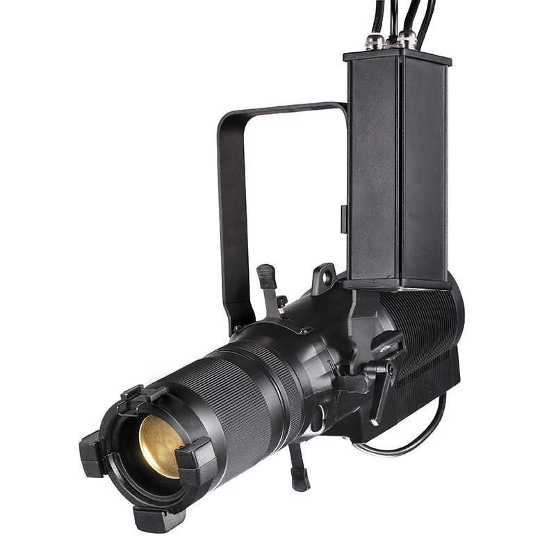 Projecteur Mini Leko étanche IP65 de 80 W, projecteur LED profilé 2-en-1 ou 4-en-1, blanc froid (CW) ou blanc chaud (WW), pour théâtre et scène, avec fonction zoom