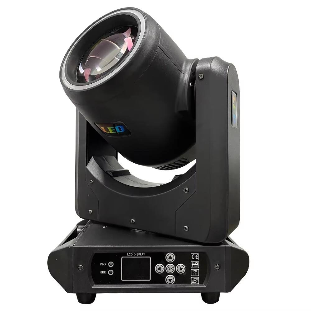 AOPU 150W LED Beam Moving Head Light Dengan Strip 14 Motif Sharpy Light Moving Head 150w untuk DJ Disco Klub Pesta