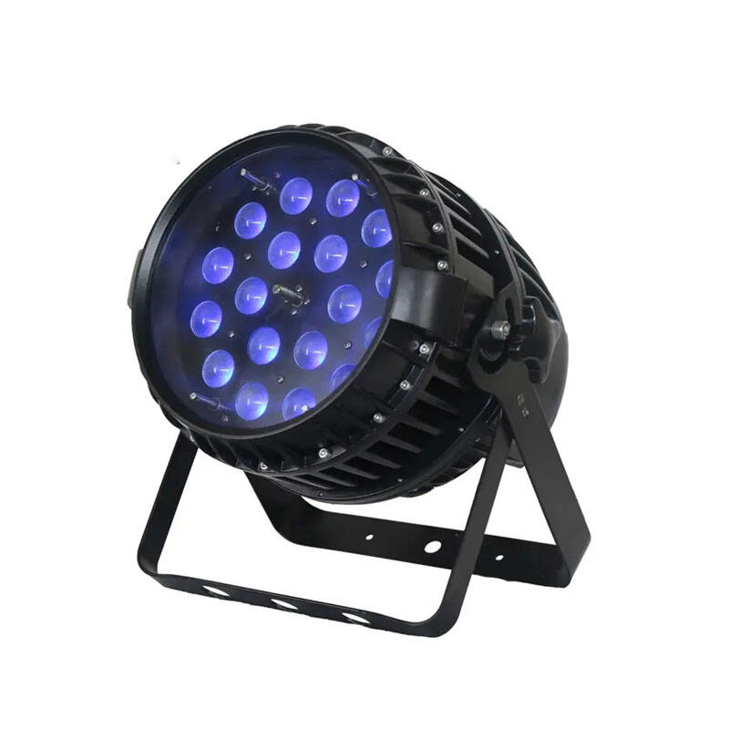 AOPU 18x10 Вт RGBW 4IN1 DMX светодиодная лампа Par 64 с увеличением, светодиодное сценическое освещение для улицы, свадьбы