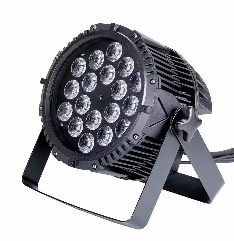 AOPU Wasserdicht 18 Stück 10W LED Par Licht RGBW 4In1 IP65 LED Par Kanister DMX Licht für Hochzeit Party Parklicht