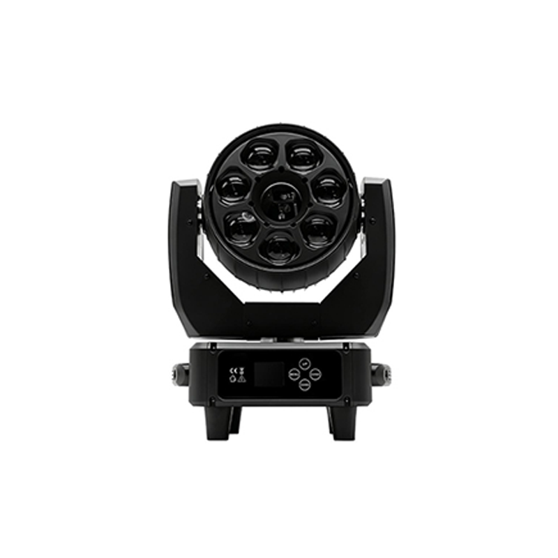 Projecteur de lavage scénique AOPU LED, projecteur de lavage coloré, 7 × 40 W, laser 2-en-1 RGBW, tête mobile pour club, bar et mariage