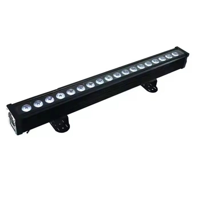 IP65 Dmx Led bar 18*10W RGBW 4-in-1 Led Wall Washer Light Dmx 6 Sections Control