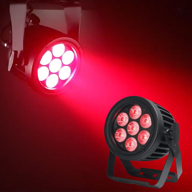 AOPU 7X10W 4En1 RGBW LED Par Light Étanche Projecteur de scène LED pour Club Architectural Soirée