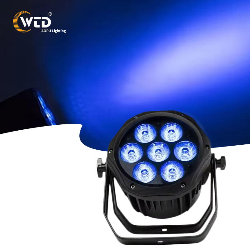 AOPU 7X10W 6IN1 RGBW wasserdichtes LED Par Licht für Outdoor-Konzert