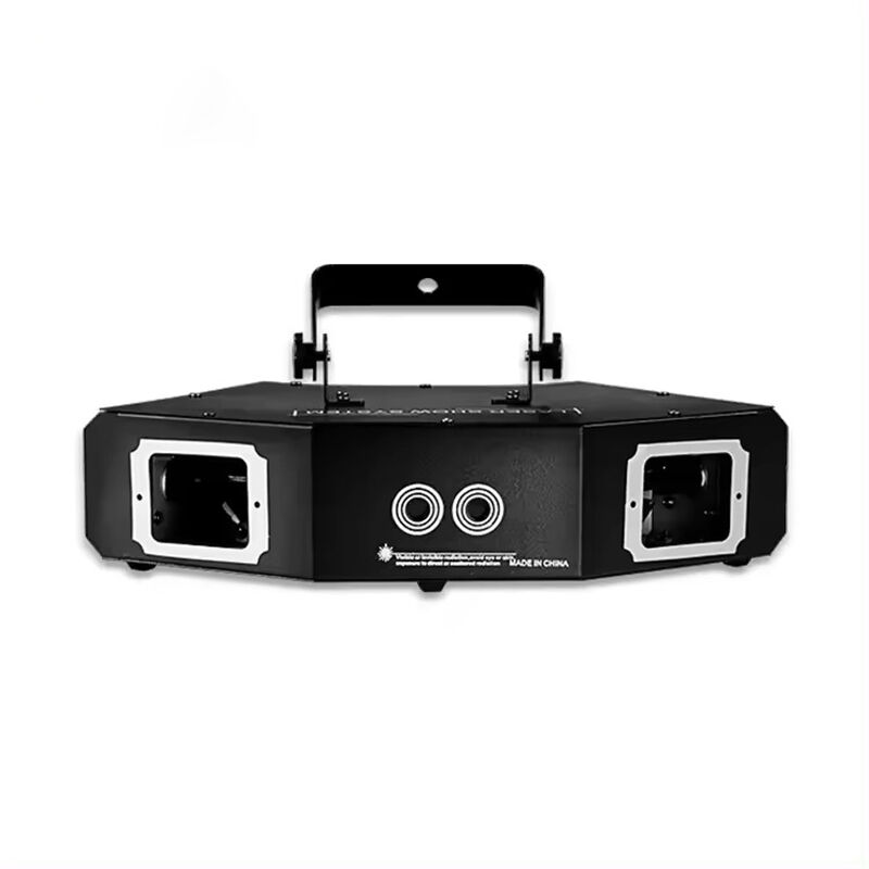 4 Beams Patterns RGB Laser 4 Eyes Full Color LED Stage Laser Light for ...