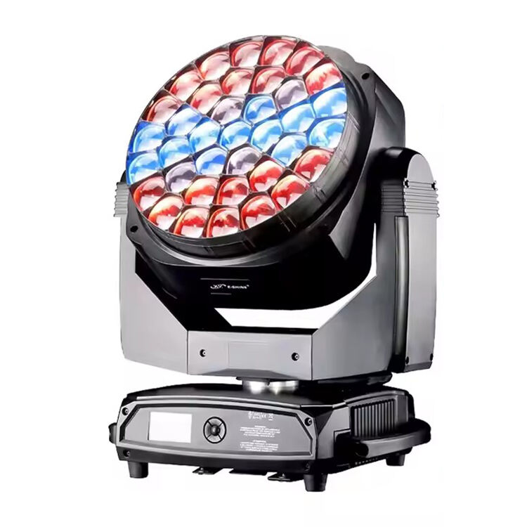 AOPU 37x15W 4 en 1 K20 Big LED Bee Eye Wash Luz de escenario con cabezal móvil