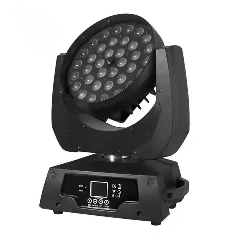 AOPU 36 X 10 RGBWA UV 6en1 36x10W Zoom Wash LED Moving Head Light pour Scène Bar Disco Soirée Club Nuit Spectacle