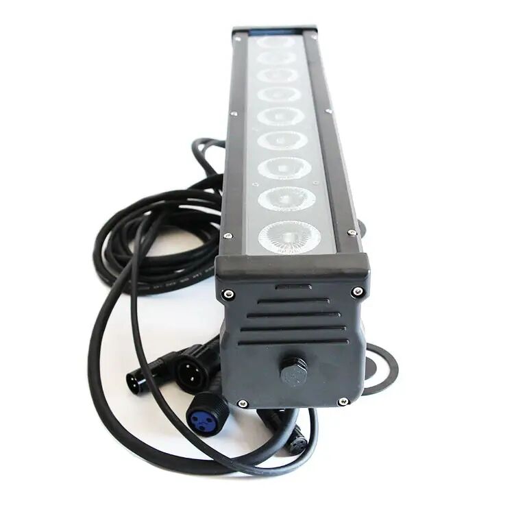 Outdoor Waterproof High Power Wall Washer, Pixel IP68 RGB 5in1 9pcs 12W LED Wall Washer Light