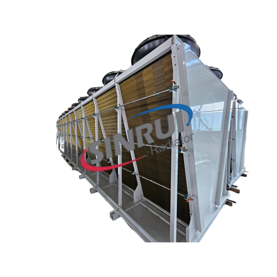 Enfriador seco industrial adiabático de tipo rociado para sistemas de refrigeración a gran escala en centros de datos