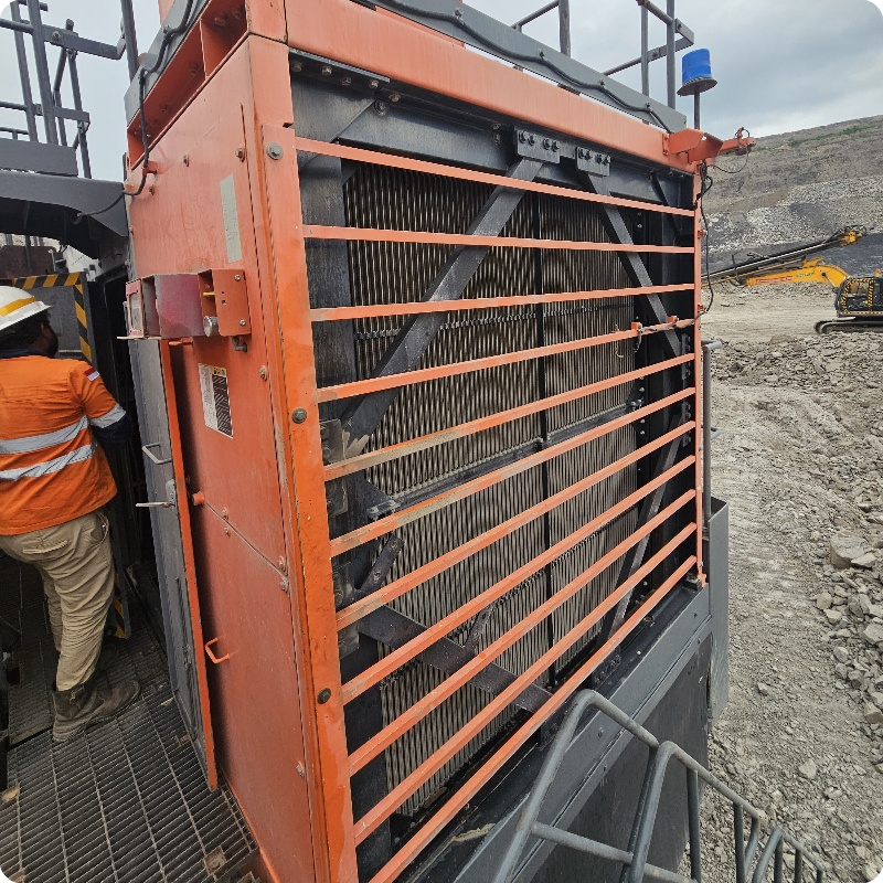 copper finned radiator core design-2