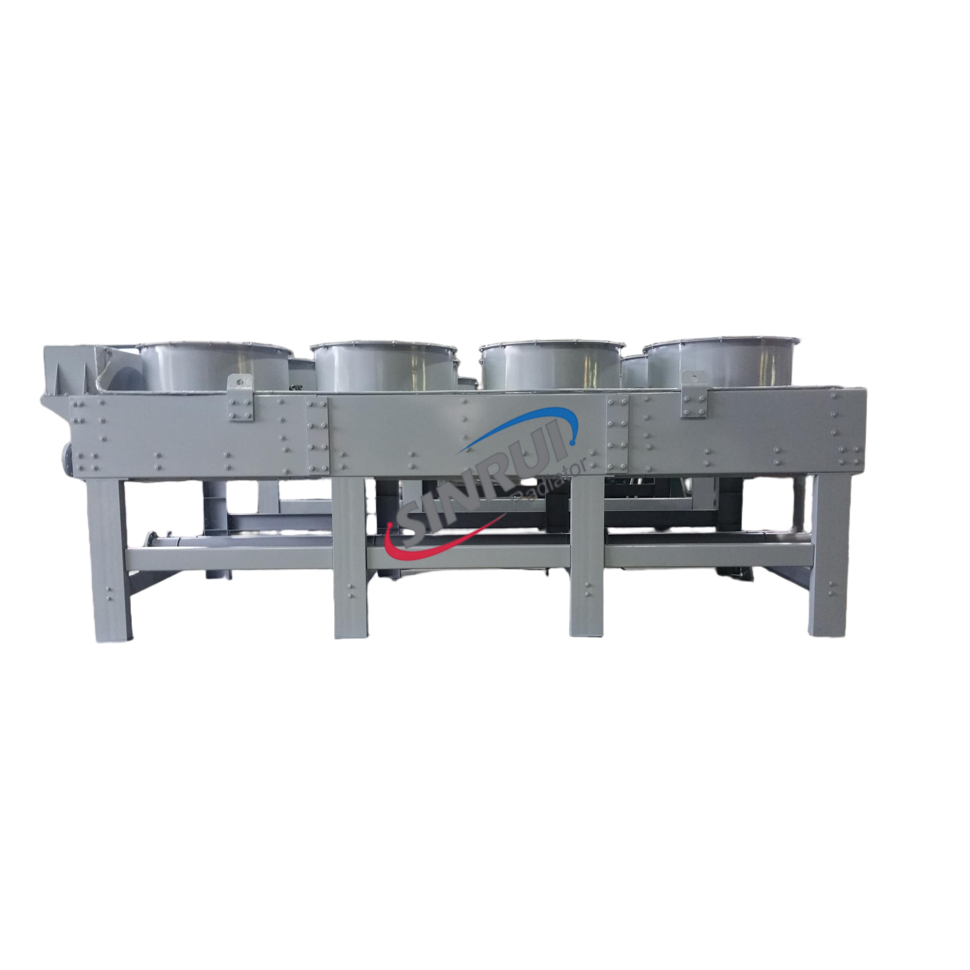 Enfriador seco de circuito cerrado con glicol para generación de energía con grupos electrógenos