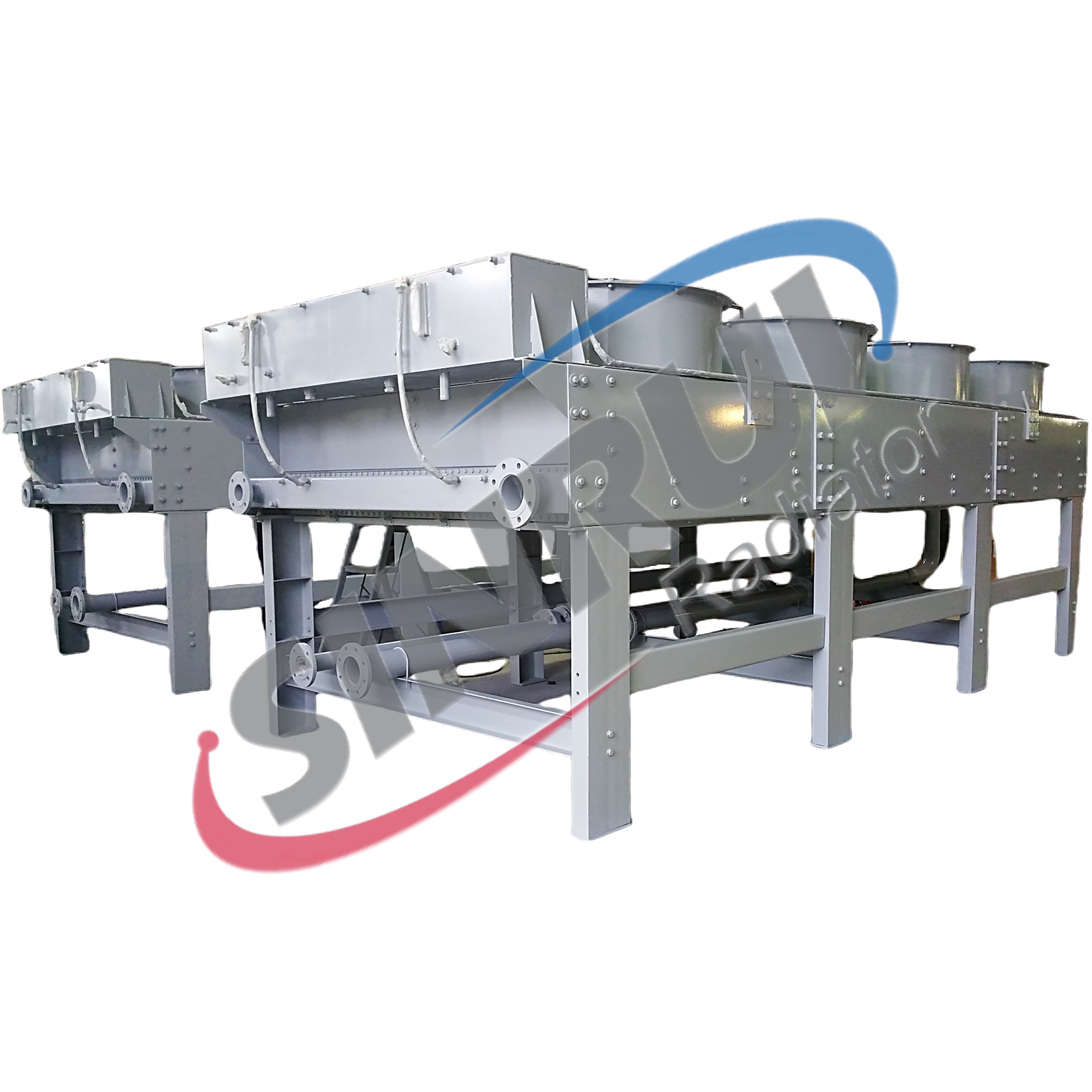 Система дистанційного сухого охолодження з монтажем на даху для охолодження двигуна генератора