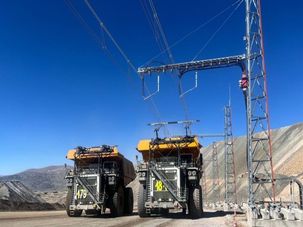 Liebherr is conducting trials of electric dump trucks in Chile.jpg