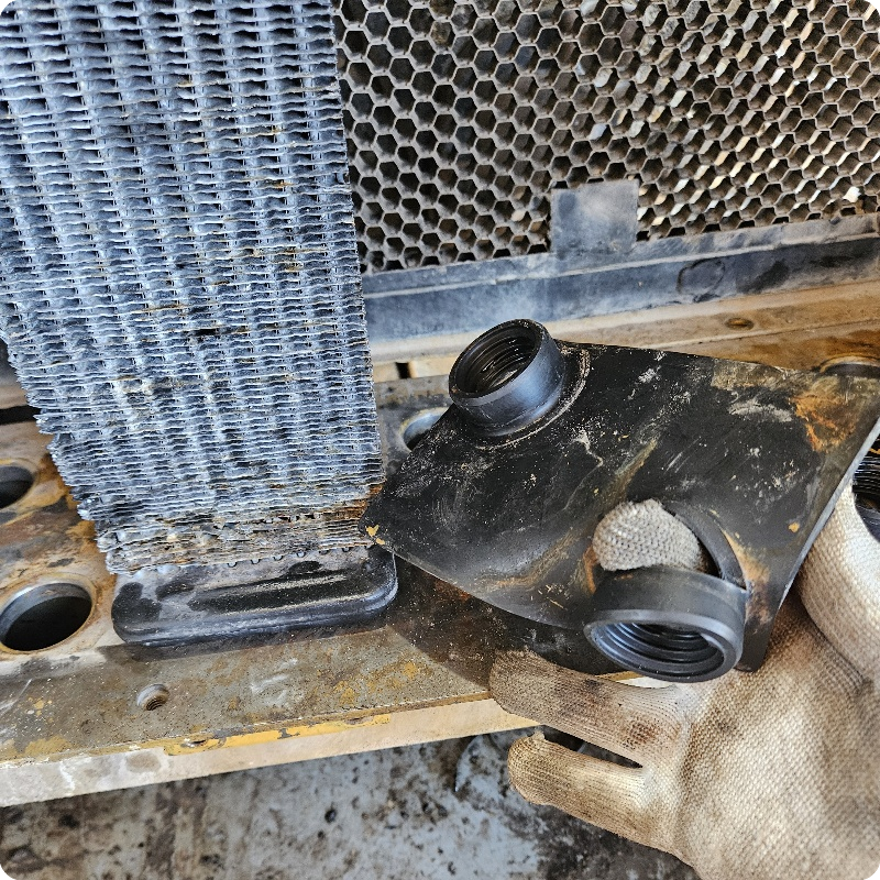 copper finned radiator core design-1