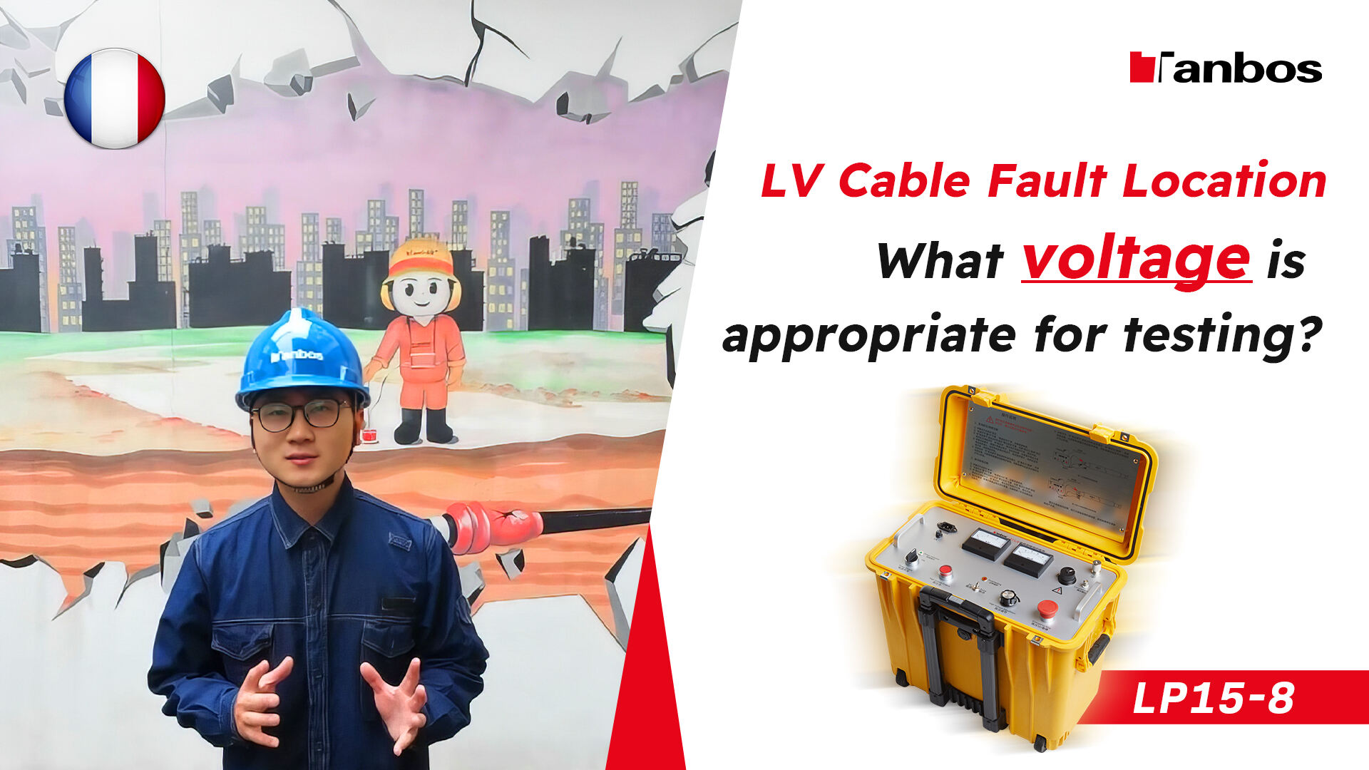 Pencarian Kerusakan Kabel LV - Apa tegangan yang sesuai untuk pengujian? (Prancis)