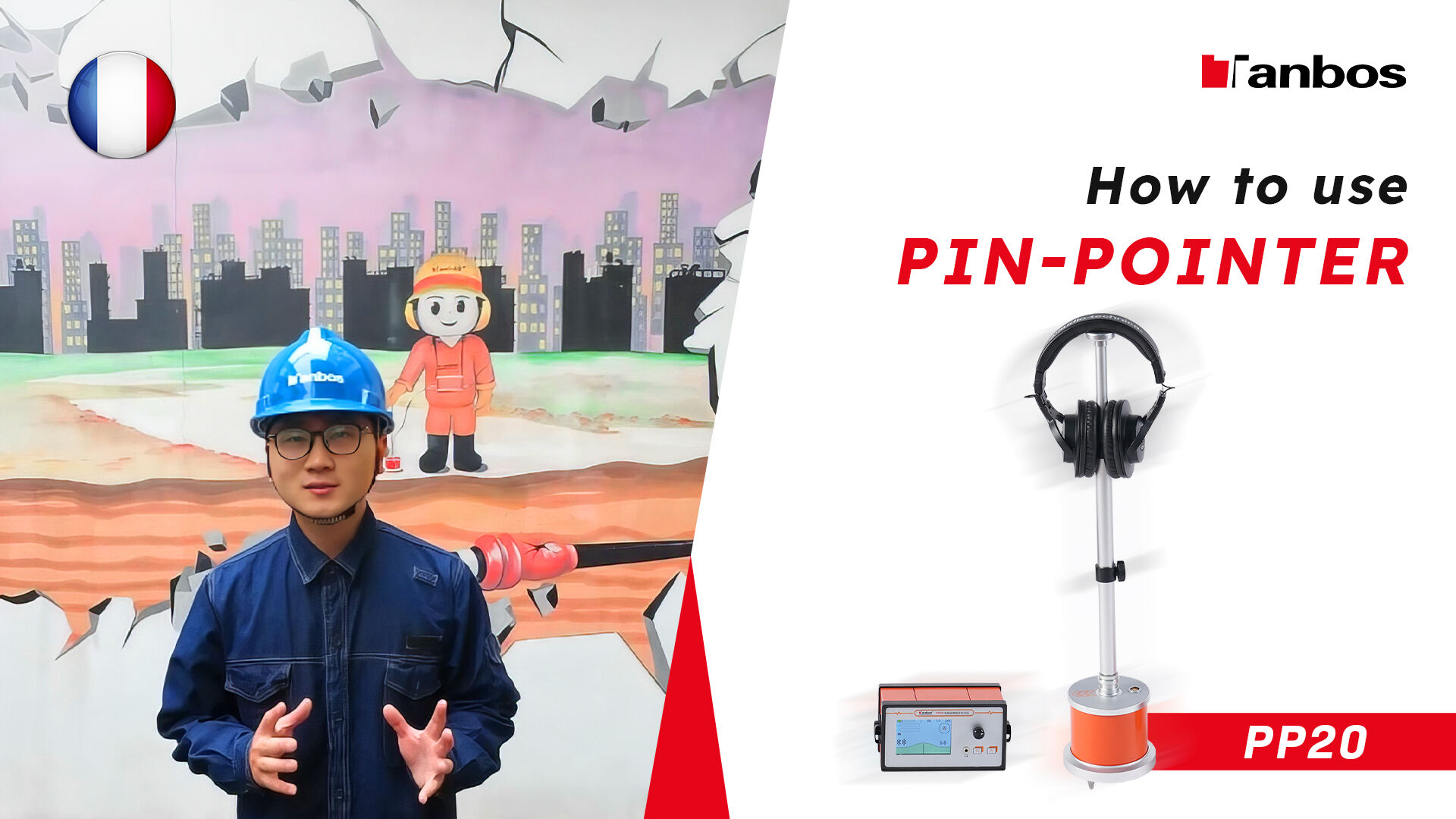 Cara menggunakan pin-pointer (Prancis)