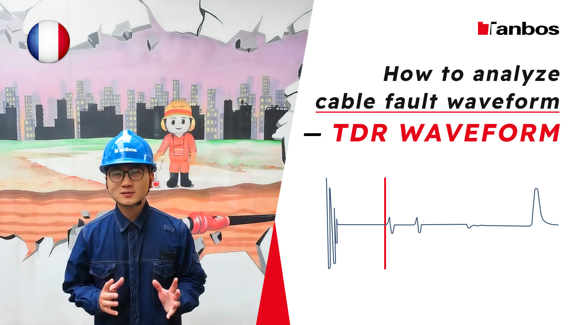 Cara menganalisis gelombang kerusakan kabel--Gelombang TDR (Prancis)