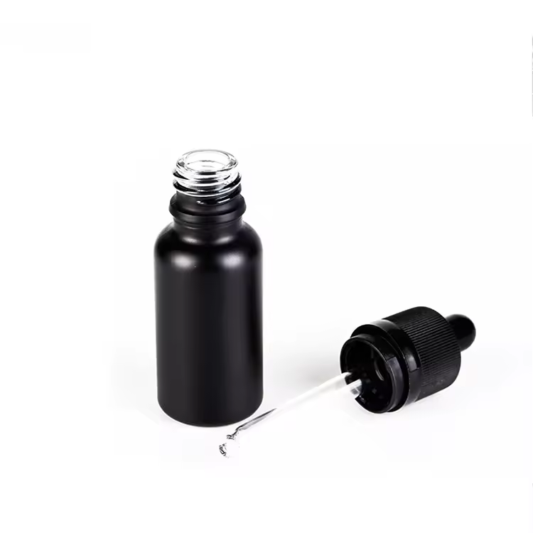 black amber thc oil bottle supplier