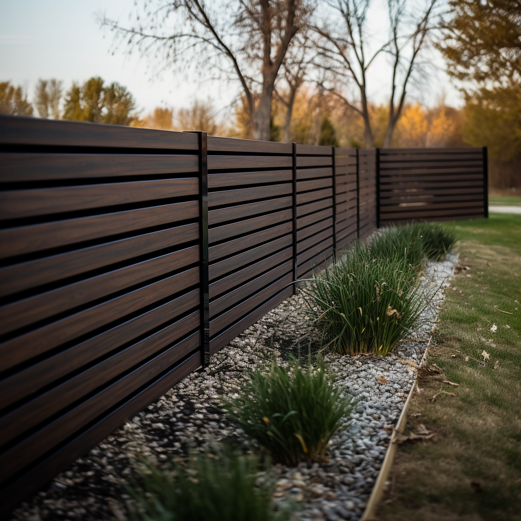 ETA composite yard fencing