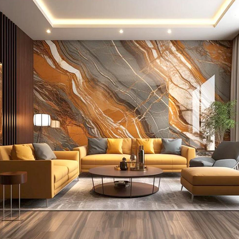 ETA Factory Direct Sale Indoor Luxury Marble Type PVC Sheets