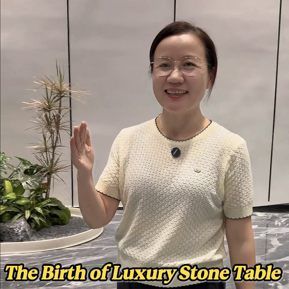 The Making of a Luxury Stone Table: Where Craftsmanship Meets Nature.Factory Direct Supply, No Middlemen.