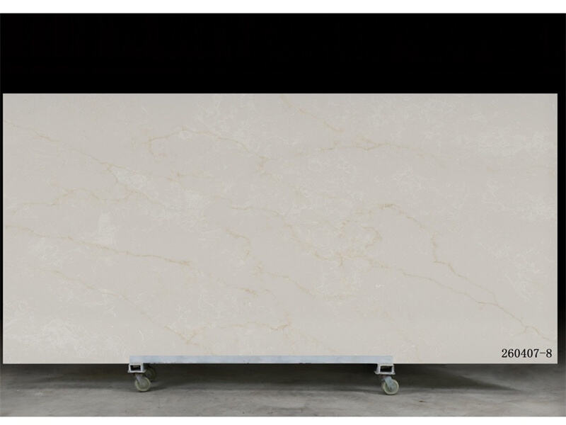 Quartz Slabs Premium Calacatta Gold for Kitchen Countertops