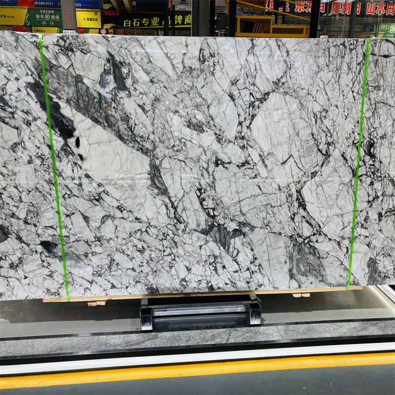 Calacatta Peony Marble: Luxury Natural Art Textures & High-End Interior Custom Solutions