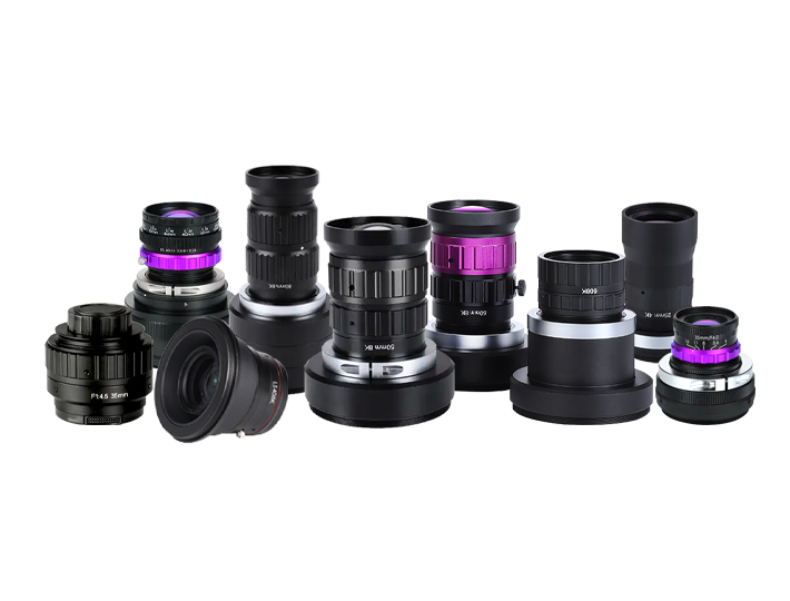 HF-LS8016K Industrial Line Scan Lens: 16K5µm, 80mm Focal, M42–M90