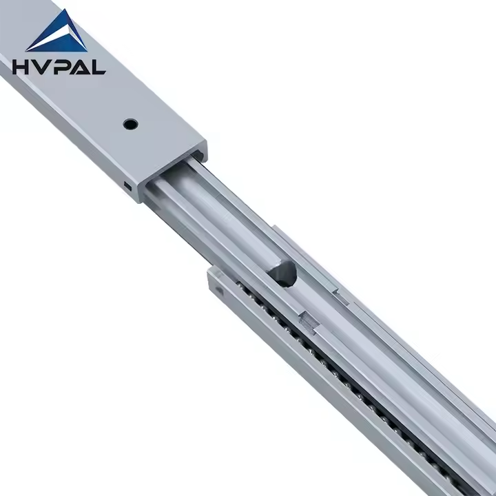 HVPAL 10-20 Cali Trójwarstwowe Szyny Ślizgowe z Aluminium o Pojemności 45 kg - Przemysłowe Szyny Teleskopowe do Szaf/Szafek